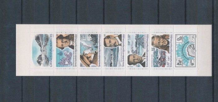 TAAF-2000-Mari exploratori-Serie de 5 timbre nestamilate,MNH