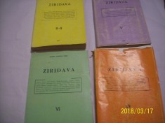 ziridava 4 volume : III-IV; V; VI; VII foto