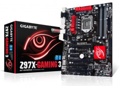 Placa de baza GIGABYTE Socket 1150, Z97X-GAMING 3, INTEL Z97, 4*DDR3 DDR3 3000(OC)/2133(OC)/2000(OC)/1866(OC)/1600/1333 MHz, VGA/DVI/HDMI, 3 bulk foto