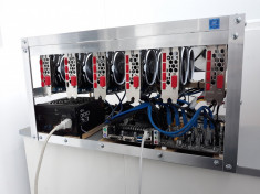 Mining rig 6x AMD Radeon RX 570 foto