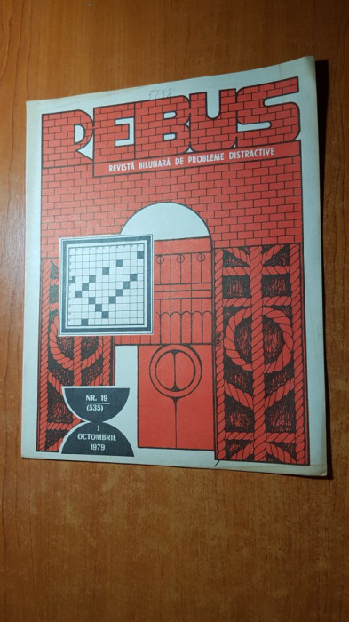 revista rebus nr. 535 din 1 octombrie 1979-total necompletata