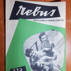 revista rebus nr. 123 din 5 august 1962
