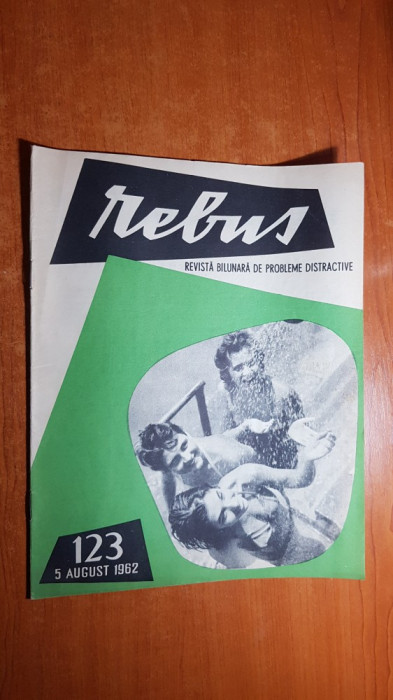 revista rebus nr. 123 din 5 august 1962