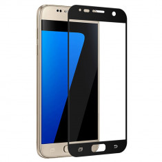 Folie de Sticla pentru Samsung Galaxy S7 Negru foto