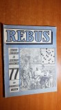 Revista rebus nr. 77 din 5 septembrie 1960