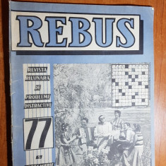 revista rebus nr. 77 din 5 septembrie 1960