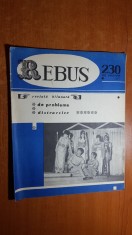 revista rebus nr. 230 din 20 ianuarie 1967 foto