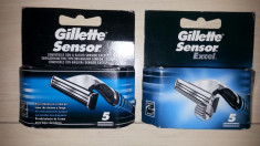 Set 5 rezerve Gillette Sensor si Sensor Exel foto
