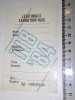 LEGITIMATIE NESCRISA TIB 1984