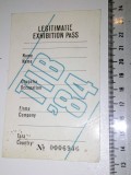 LEGITIMATIE NESCRISA TIB 1984