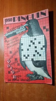 revista pinguin nr.1/1980-rebus,umor,cuvinte incrucisate,teste foto