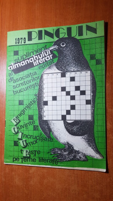 revista pinguin nr.1/1979 -rebus,umor,cuvinte incrucisate,teste foto