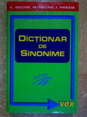 L. Seche, s.a. - Dictionar de sinonime foto