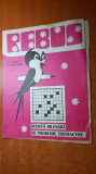 revista rebus nr.547 din 1 aprilie 1980-doar 2 rebusuri sunt completate