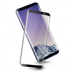 Folie din sticla 3D Full Screen Samsung Galaxy S8 Plus Negru foto