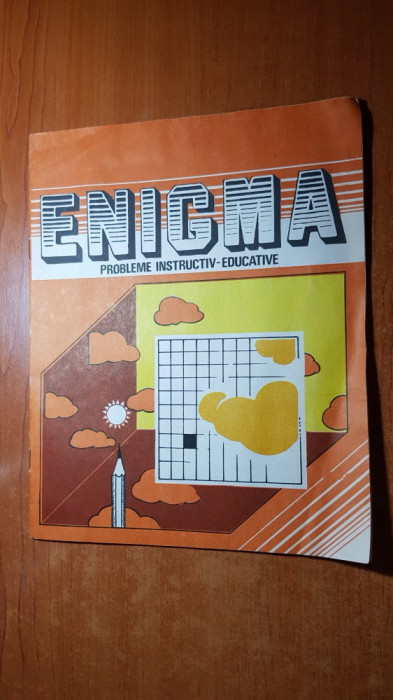 revista enigma 22 octombrie 1983-rebusuri,jocuri distractive-total necompletata