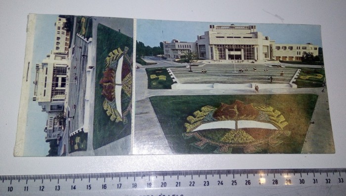 RAR = ALBUM 12 CARTI POSTALE PIONIERI -PALATUL PIONIERILOR -, ANII 80