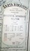 RARA = HARTA ROMANIEI - EDITIA 1934 -FORMATA DIN DOUA PLANSE , EXECUTATA DE INSTITUTUL