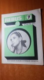 revista rebus nr. 379 din 5 aprilie 1973-doar 3 rebusuri sunt incepute