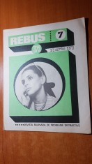 revista rebus nr. 379 din 5 aprilie 1973-doar 3 rebusuri sunt incepute