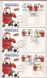 VENEZUELA 2007 FOTBAL COPA AMERICA FDC 2 FOTO