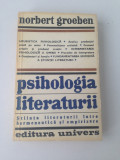 Psihologia literaturii/Norbert Groeben/traducere in limba romana/1978