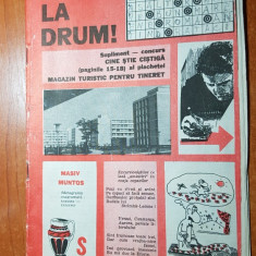 revista " hai la drum ! " decembrie 1980 -rebusuri,jocuri,stiri,umor