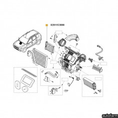 FILTRU HABITACLU DUSTER RENAULT 8201153808 foto