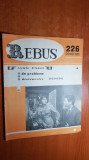 Revista rebus nr. 226 din 20 noiembrie 1966-doar un rebus este completat