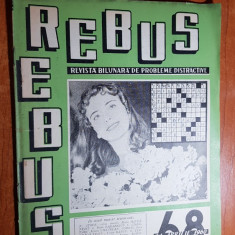 revista rebus nr. 68 din 20 aprilie 1960