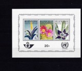 BELGIA 1965 &ndash; FLORI EXOTICE, bloc nestampilat, N4