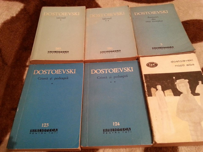 FEODOR DOSTOIEVSKI CARTI (6 VOL)