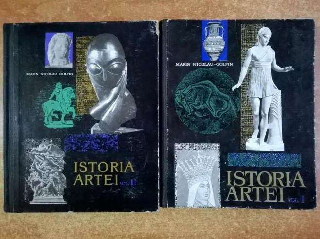 Imagini pentru ISTORIA ARTELOR -MANUAL SCOLIL DE ARTE PLASTICE - VOL I SI II - 50 lEI MARIN NICOLAU GOLFIN