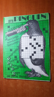 revista pinguin nr.1/1979-rebus,umor,cuvinte incrucisate,teste foto