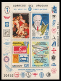 URUGUAY 1977 CAMPIONATUL MONDIAL DE FOTBAL COTA MICHEL 35 EURO, Nestampilat