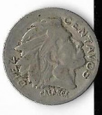Moneda 10 centavos 1954 - Columbia foto