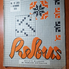 revista rebus nr.463 din 1 octombrie 1976