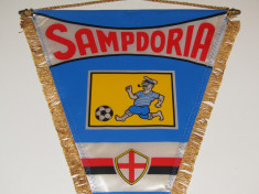 Fanion fotbal - SAMPDORIA (dimensiuni mari) foto