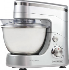 Mixer cu bol inox 5 l, 800 w, royalty line, argintiu foto