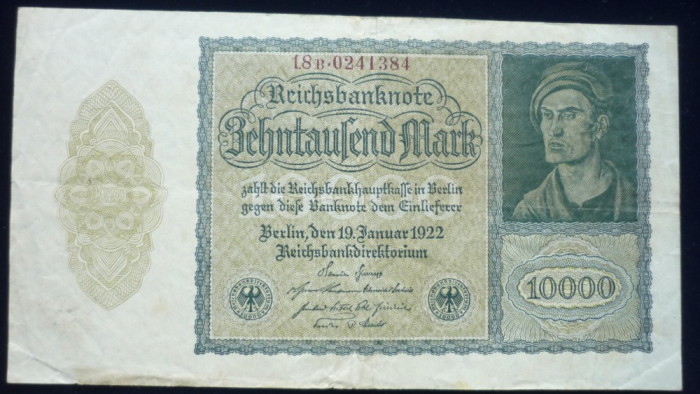 10000 MARK 1922 GERMANIA