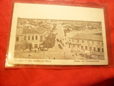 Ilustrata - Giurgiu - Str. Stefan cel Mare -interbelica Ed.Depozitul Saraga foto