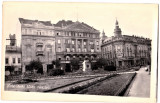 Cluj centru,Lupoaica,palatul Sebestyen,Hotel New York CP aprox 1940, Necirculata, Fotografie