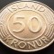 Moneda 50 KRONUR / COROANE - ISLANDA, anul 1970 *cod 526 = Parlament