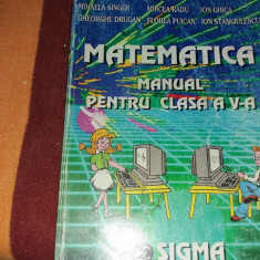 MATEMATICA MANUAL PENTRU CLASA A V A /TD