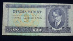 500 FORINT 1990 UNGARIA foto
