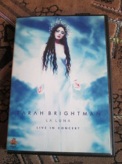 SARAH BRIGHTMAN - LA LUNA LIVE IN CONCERT (1 DVD ORIGINAL - STARE FOARTE BUNA!) foto