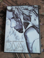 SARAH BRIGHTMAN - DIVA THE VIDEO COLLECTION (1 DVD ORIGINAL - STARE F. BUNA!) foto