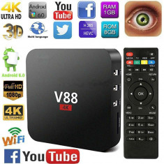 TV BOX Schiscion V88 NOU. 4K-3D,Quad -Core, 1gb,8gb, Wi-fi,Android 6 foto