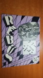 Revista rebus nr. 49 din 5 iulie 1959-doar 2 rebusuri completate