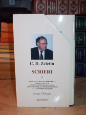 C.D. ZELETIN - SCRIERI 5 ( 2 VOL ) : PRINCIPESA ELENA BIBESCU ,G. ENESCU - 2016 foto